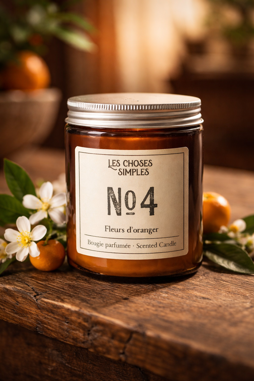 Candle Nr 4 Fleurs d'Oranger (Appelsinblomster)